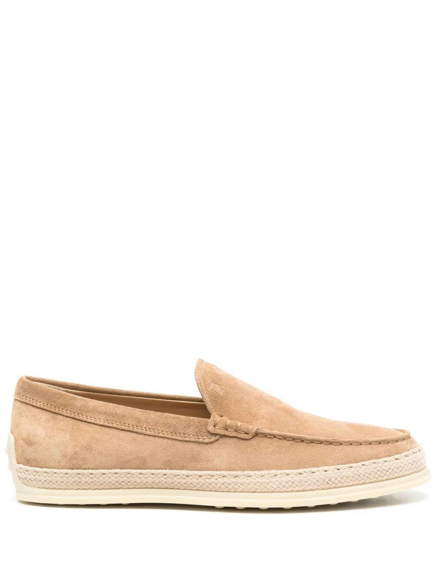 Beige Slip On Loafers 1