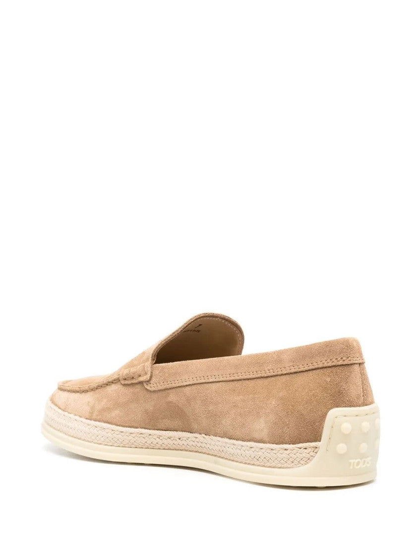Beige Slip On Loafers 3