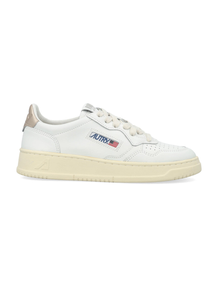 White Leather Sneakers 1