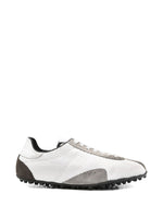 White Round-toe Sneakers 1