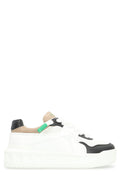White Lace Up Sneakers 1
