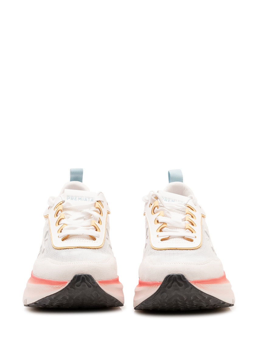 White Logo Hill Sneakers 2