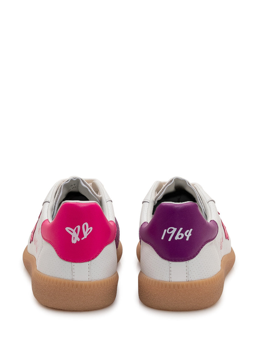 White Logo Sneakers 3