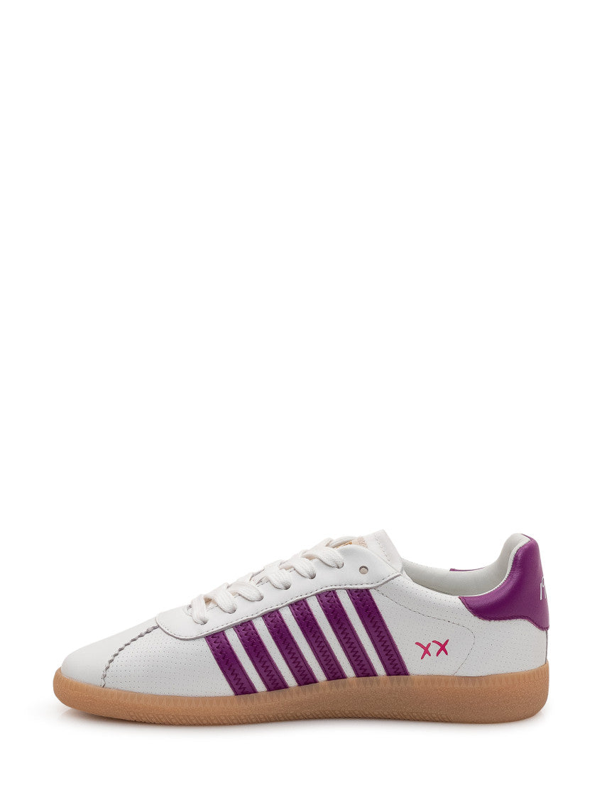 White Logo Sneakers 4