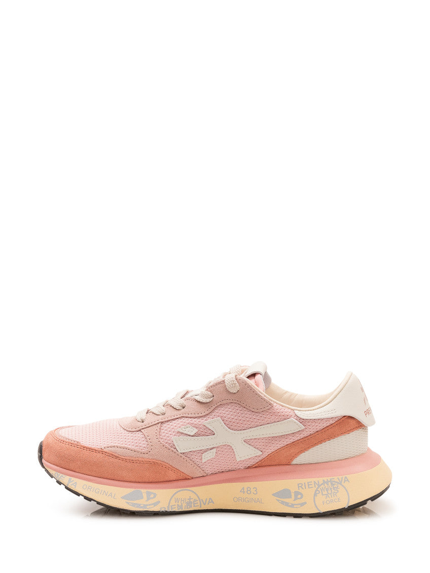 Pink Color Block Lauryn Sneakers 4
