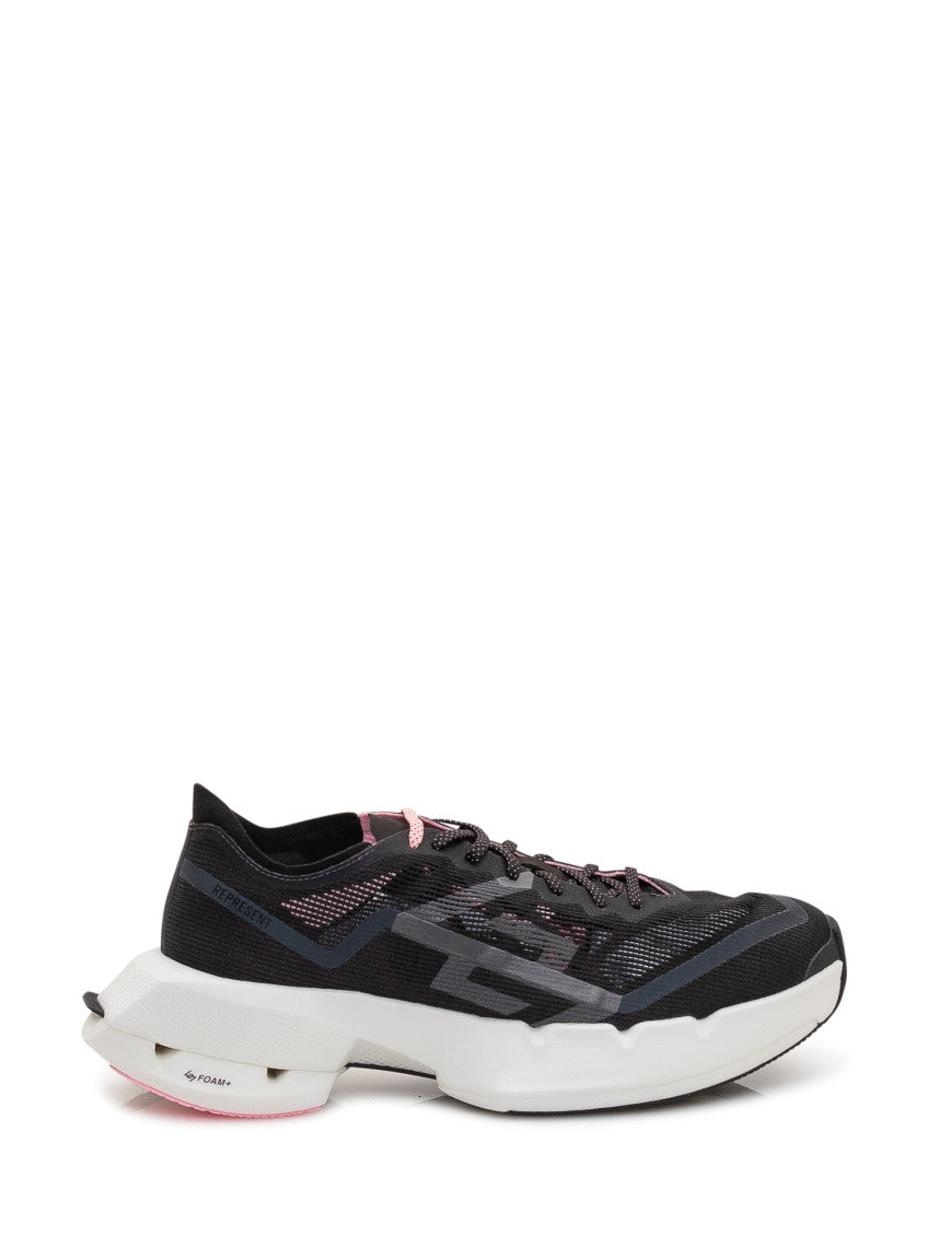Black Logo Arc-4 Race Sneakers 1