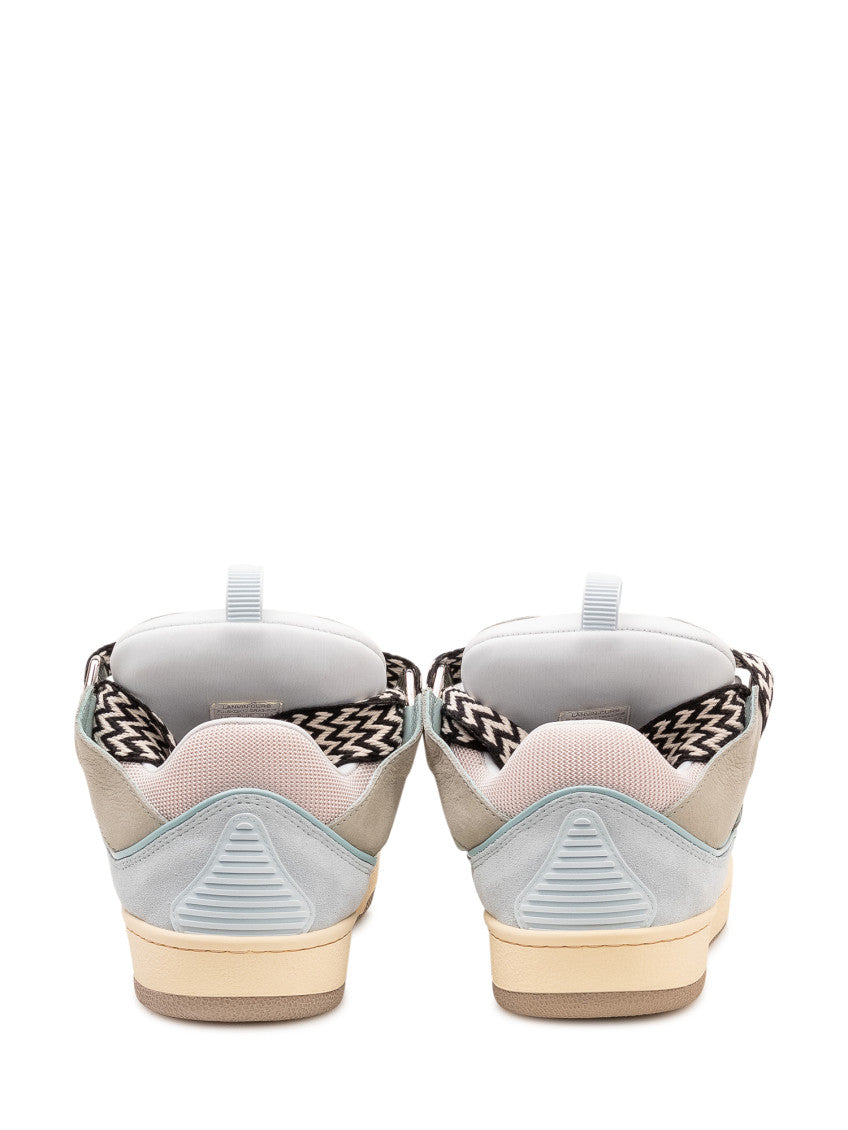 Multi Color Woven Curb Sneakers 3