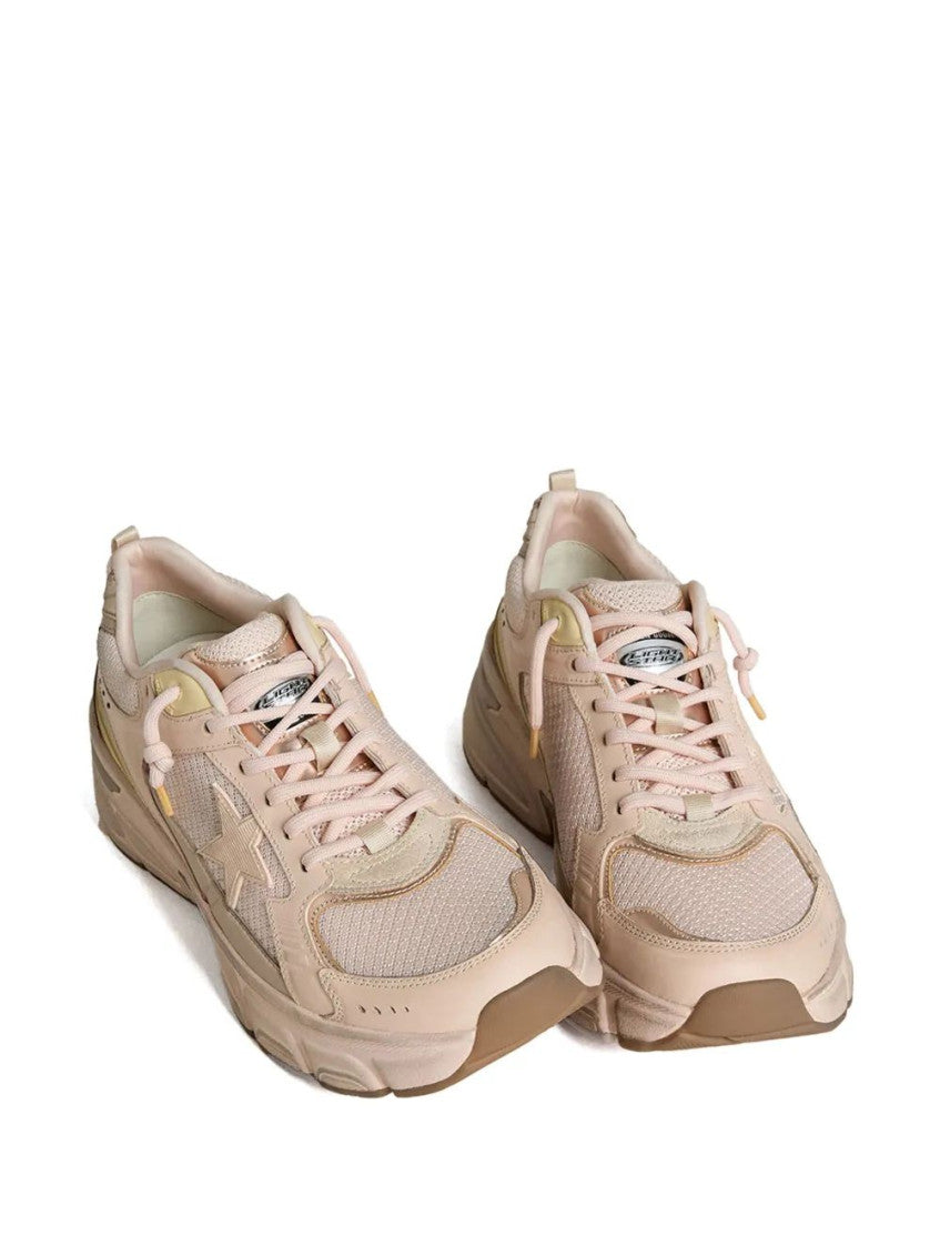 Pink Lace Up Sneakers 2