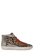 Leopard Print Lace Up Sneakers 1
