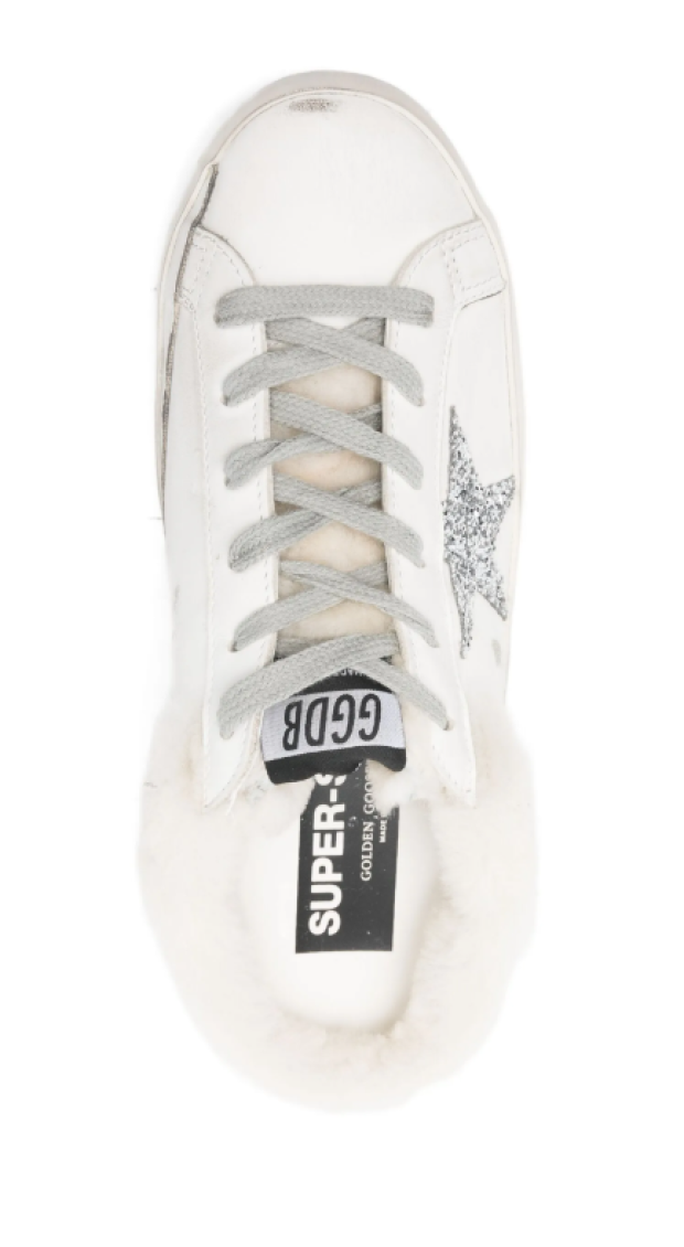 White Lace Up Sneakers 4