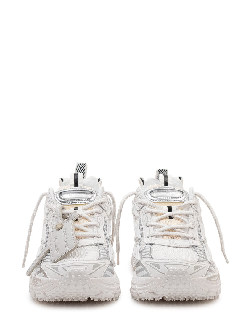 White Lace-up Sneakers 2