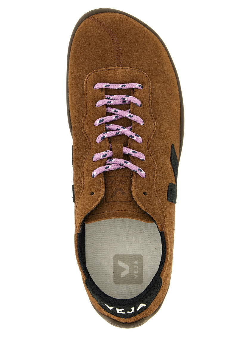 Brown Lace Up Sneakers 4