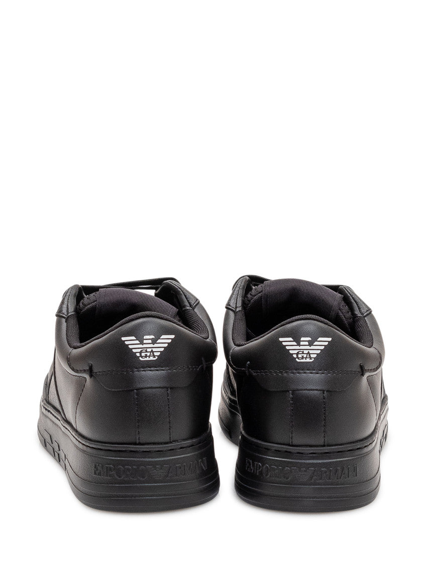 Black Leather Sneakers 3