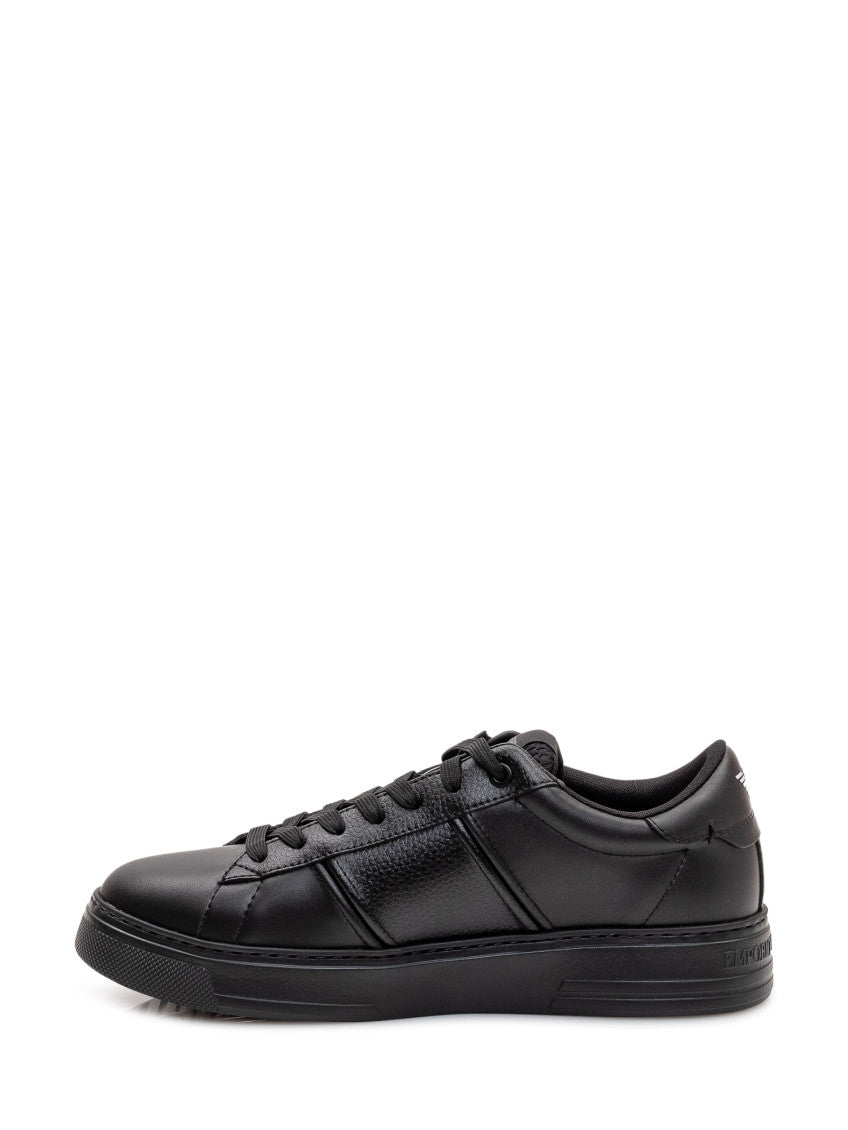 Black Leather Sneakers 4