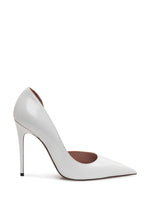 White Leather Pumps 1