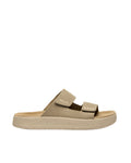 Beige Slip On Sandals 1