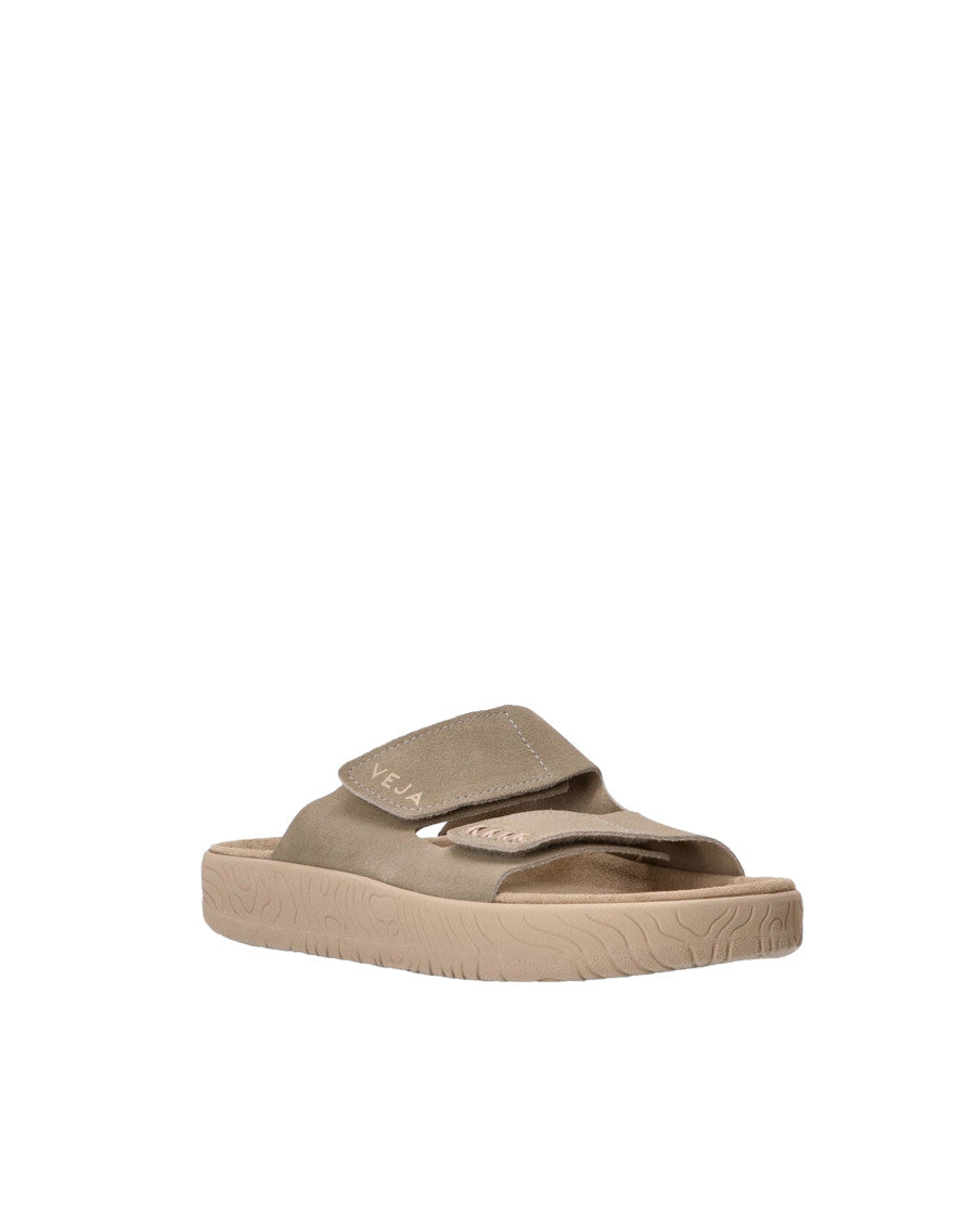 Beige Slip On Sandals 2