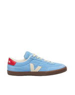 Light Blue Logo Sneakers 1