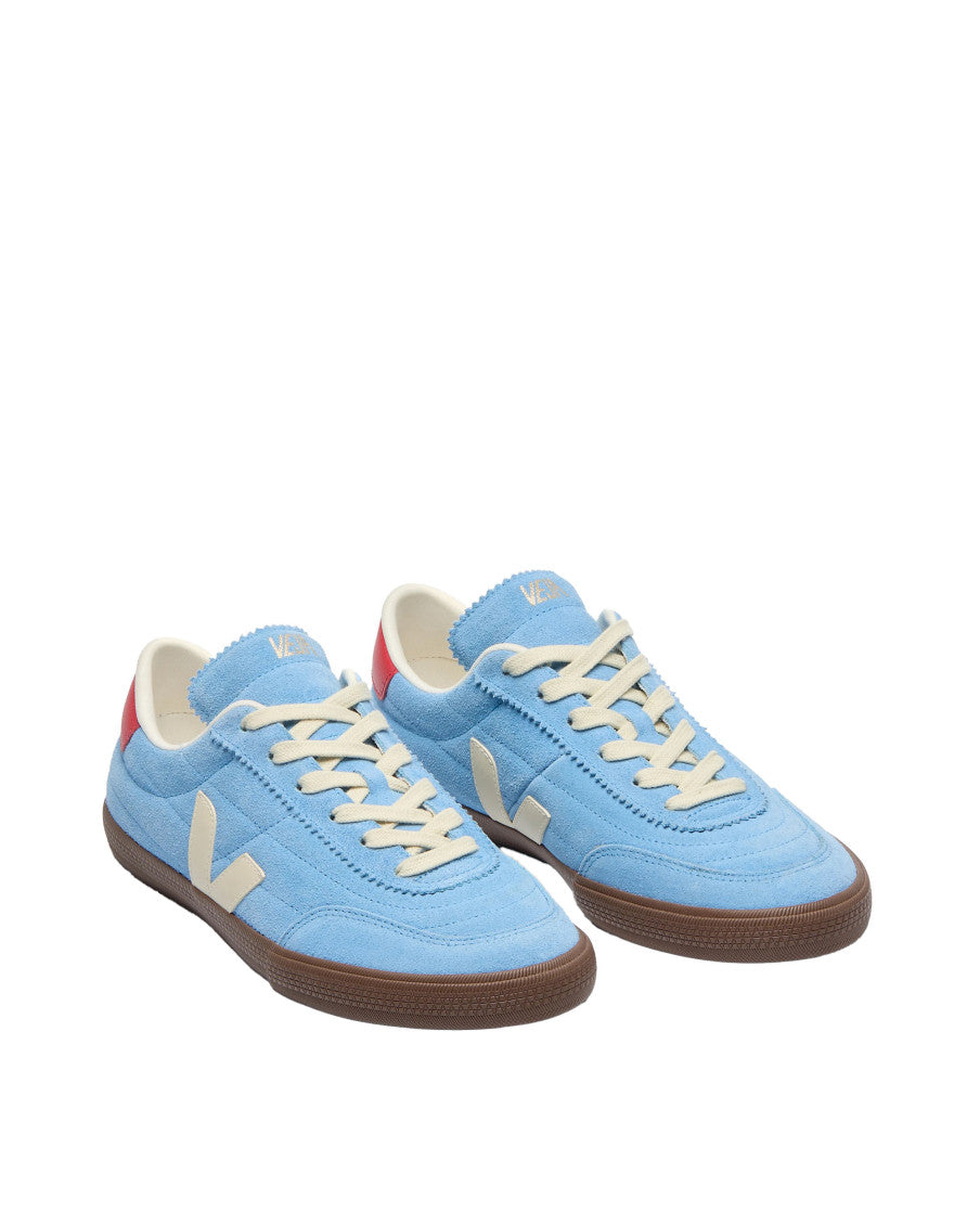 Light Blue Logo Sneakers 2