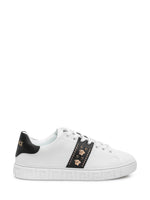 Black Studded Greca Sneakers 1