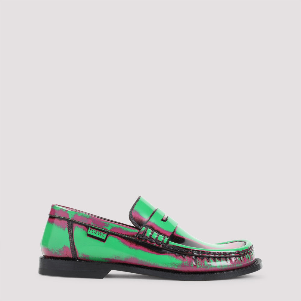 Multi Color Slip On Loafers 2