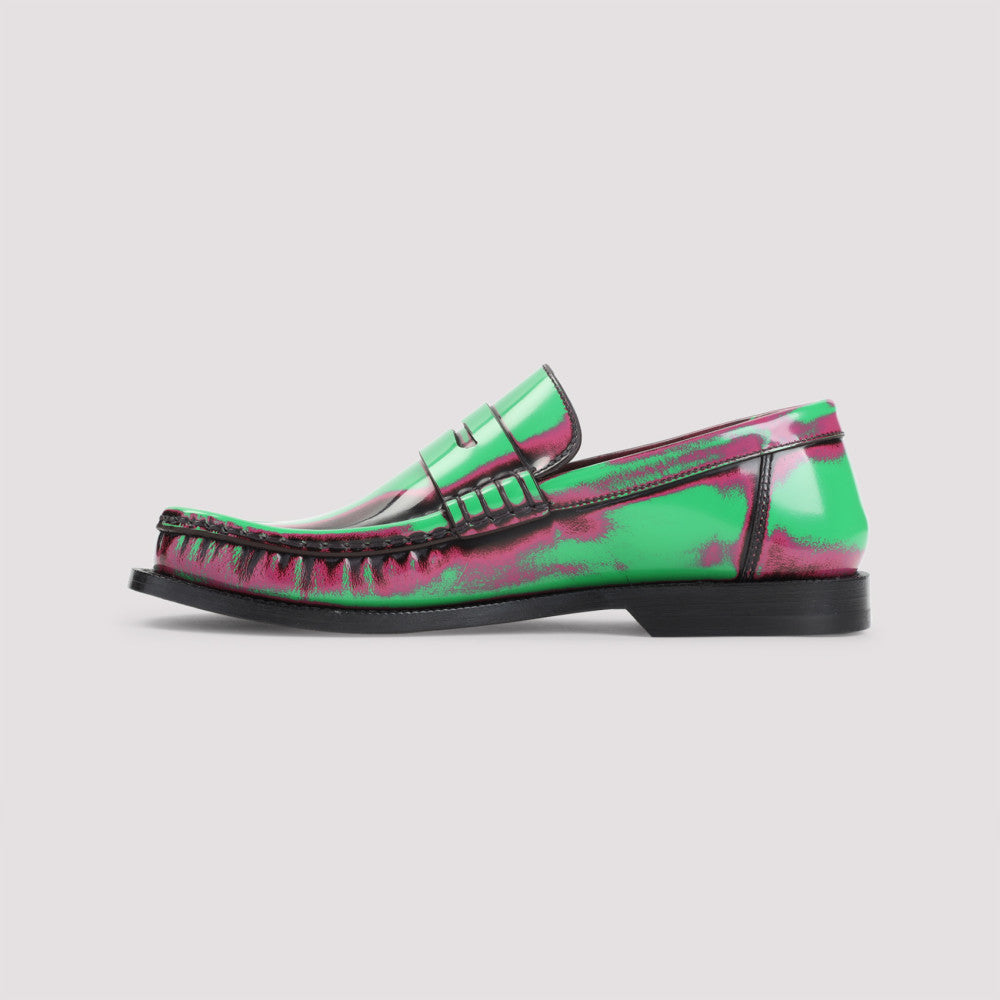 Multi Color Slip On Loafers 4