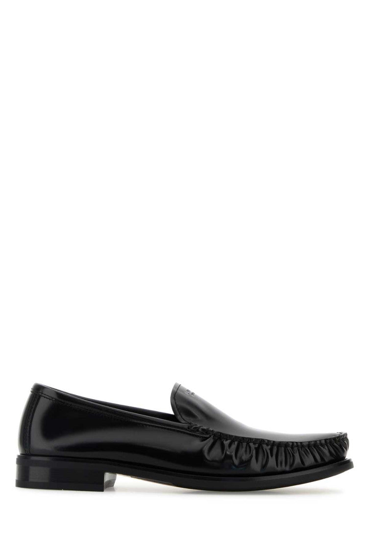 Black Leather Loafers 1