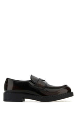 Brown Logo Loafers 1