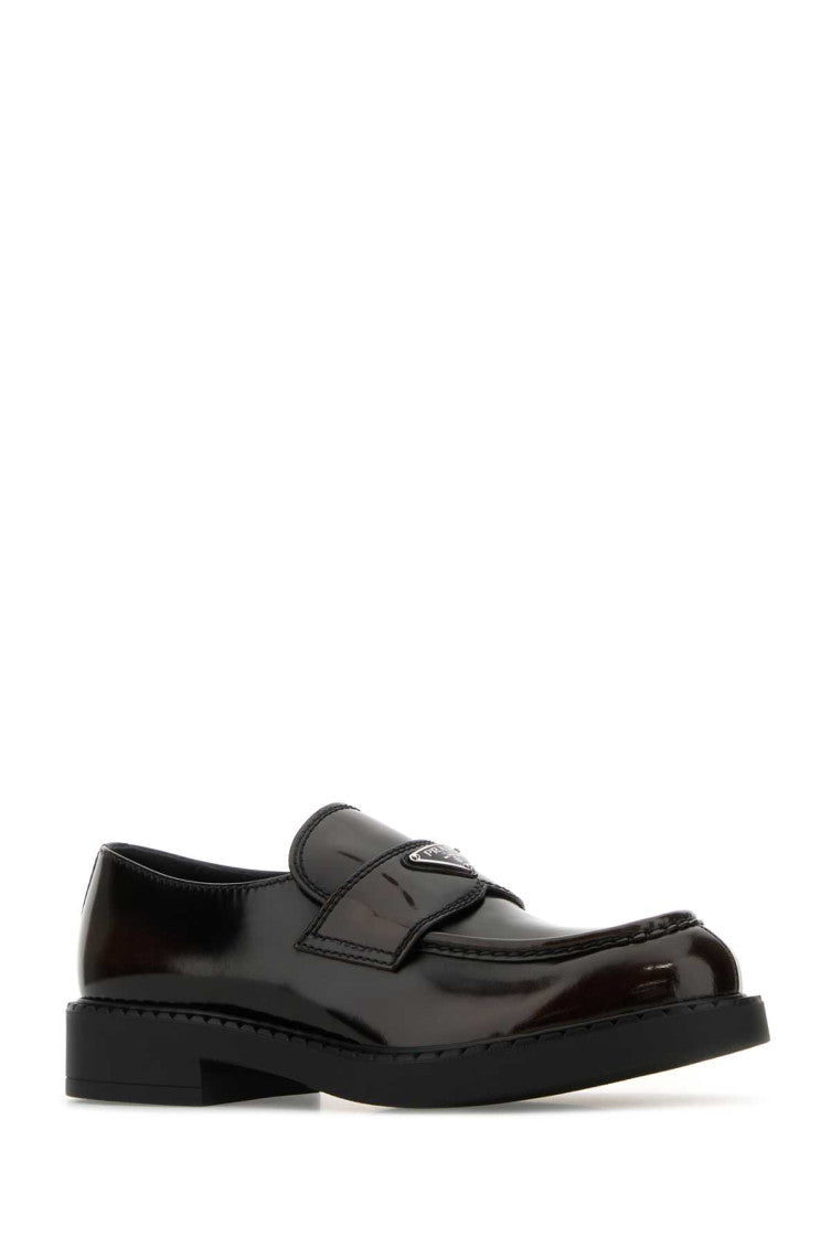 Brown Logo Loafers 2