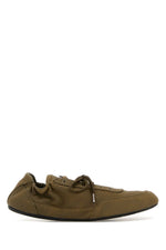 Olive Lace Up Sneakers 1