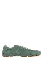 Green Suede Sneakers 1