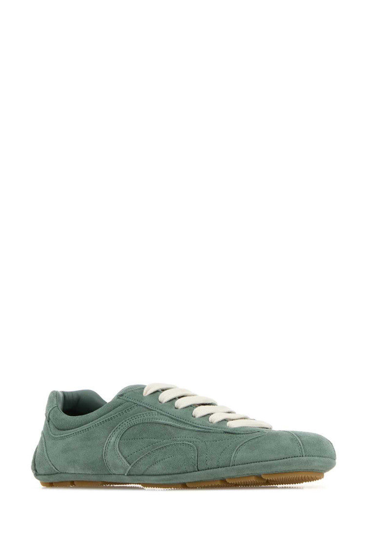 Green Suede Sneakers 2
