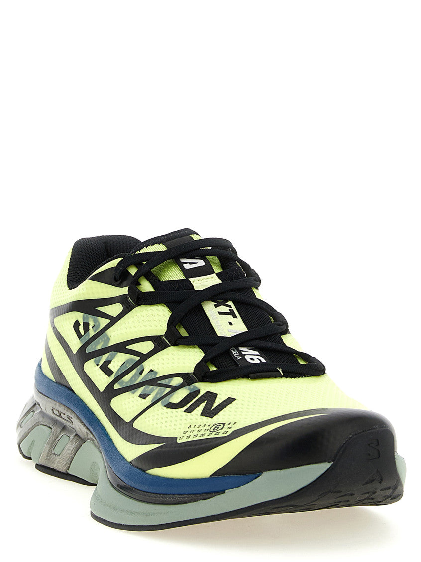 Yellow Lace Up Sneakers 2