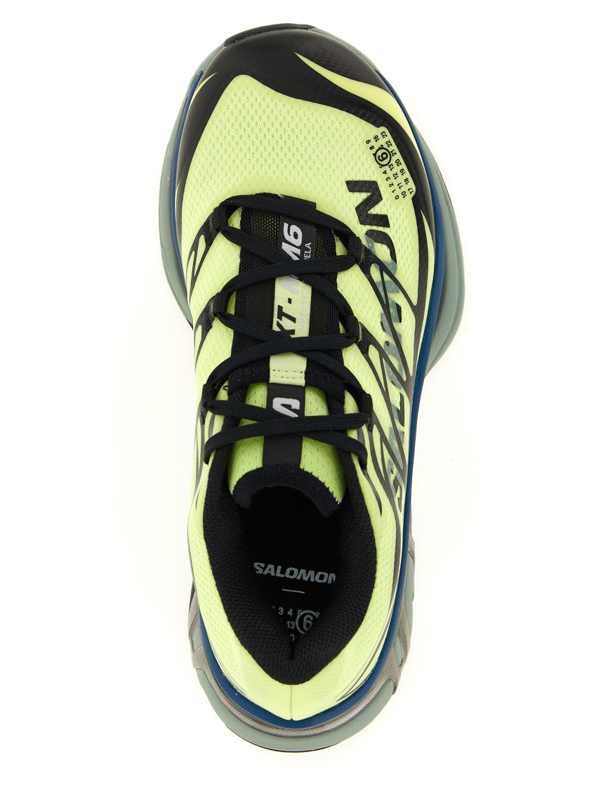 Yellow Lace Up Sneakers 4