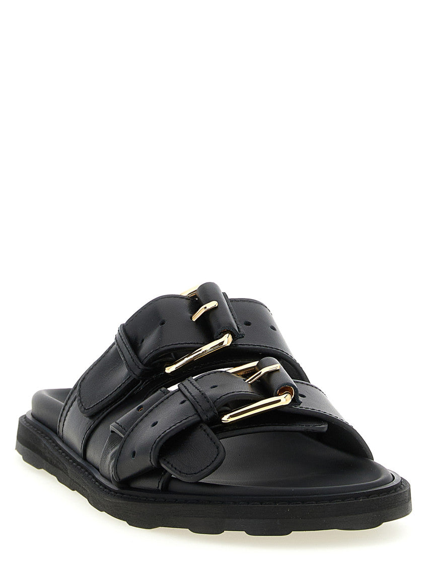 Black Solid Slides 2