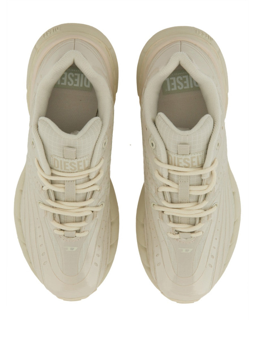 White  Lace Up Sneakers 2