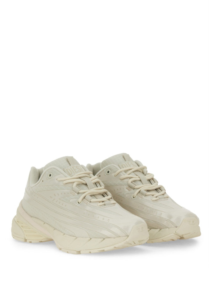 White  Lace Up Sneakers 3
