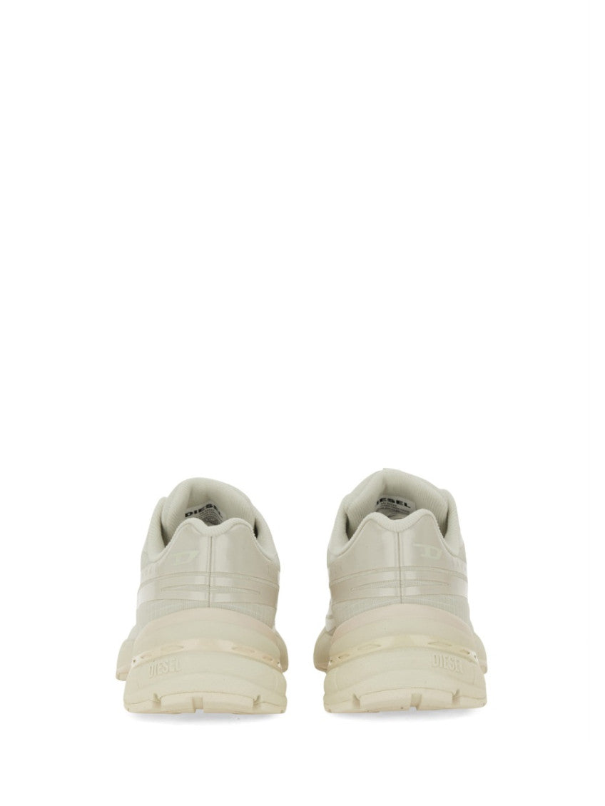 White  Lace Up Sneakers 4