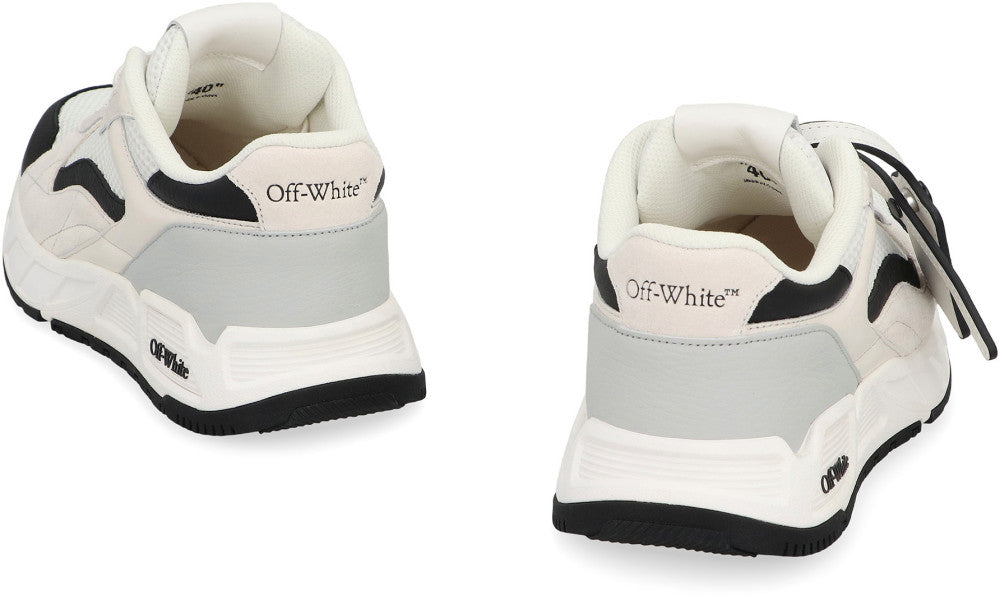 White Lace Up Sneakers 4