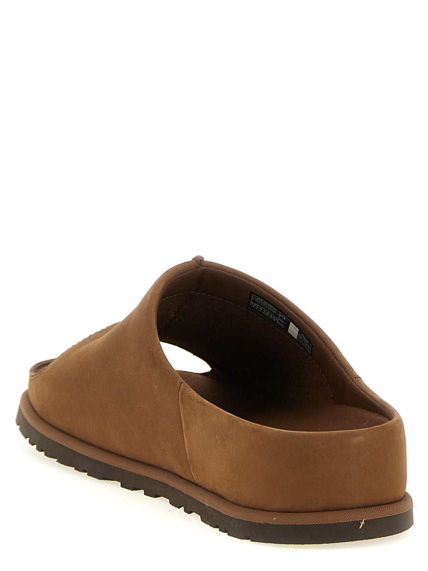 Brown Solid Slides 3