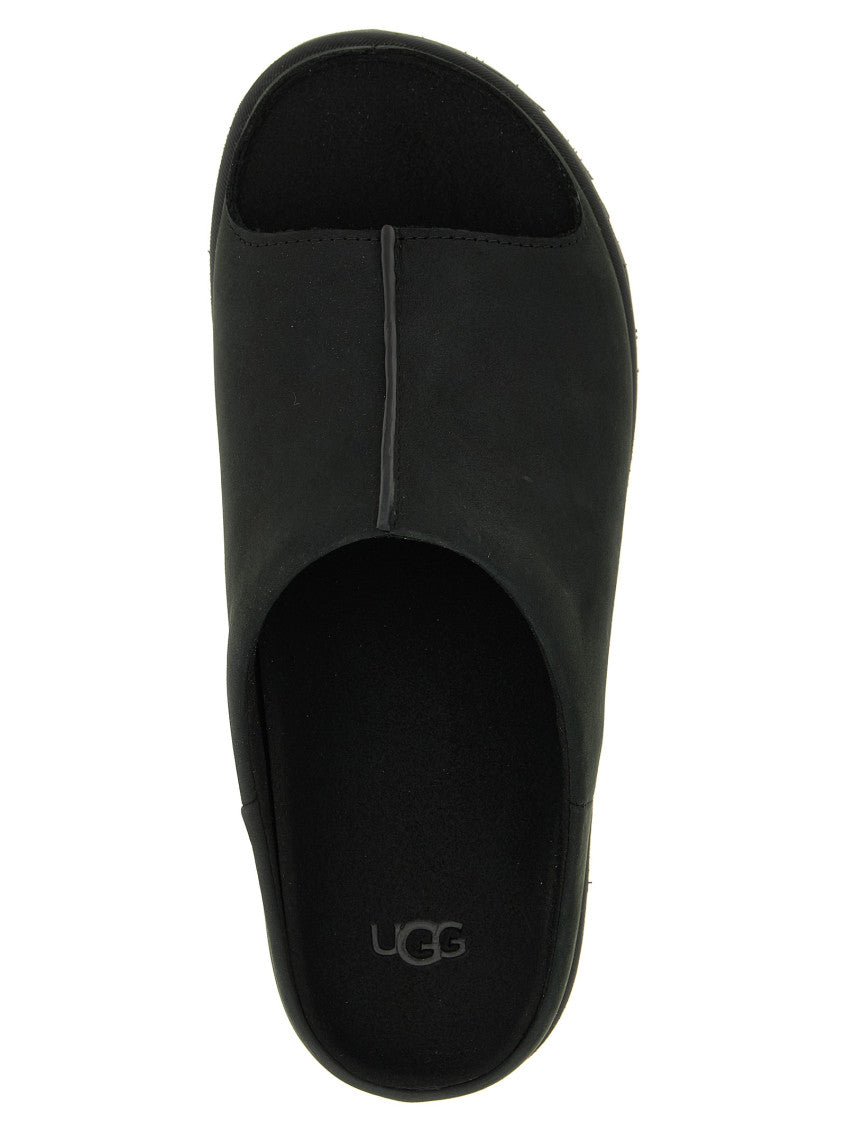 Black Solid Slides 4
