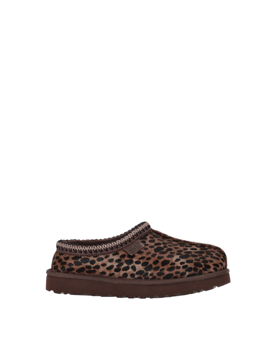Brown Animal Print Slippers 1