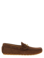 Brown Logo Loafers 1