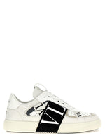 White Black Logo Sneakers 1
