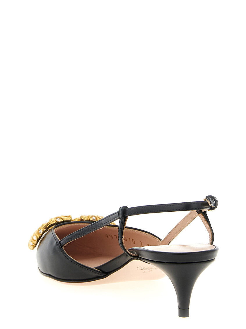 Black Slingback Pumps 3