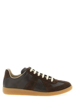 Brown Lace Up Sneakers 1