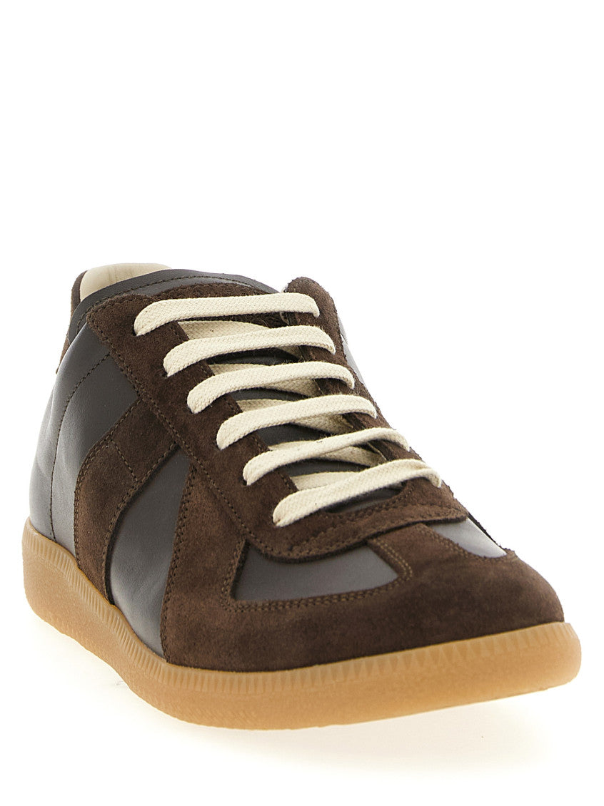 Brown Lace Up Sneakers 2