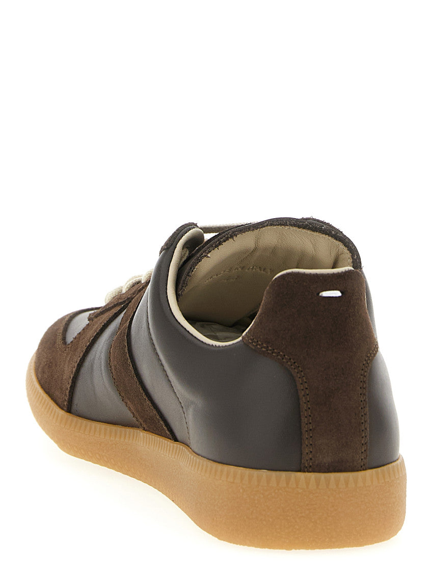 Brown Lace Up Sneakers 3