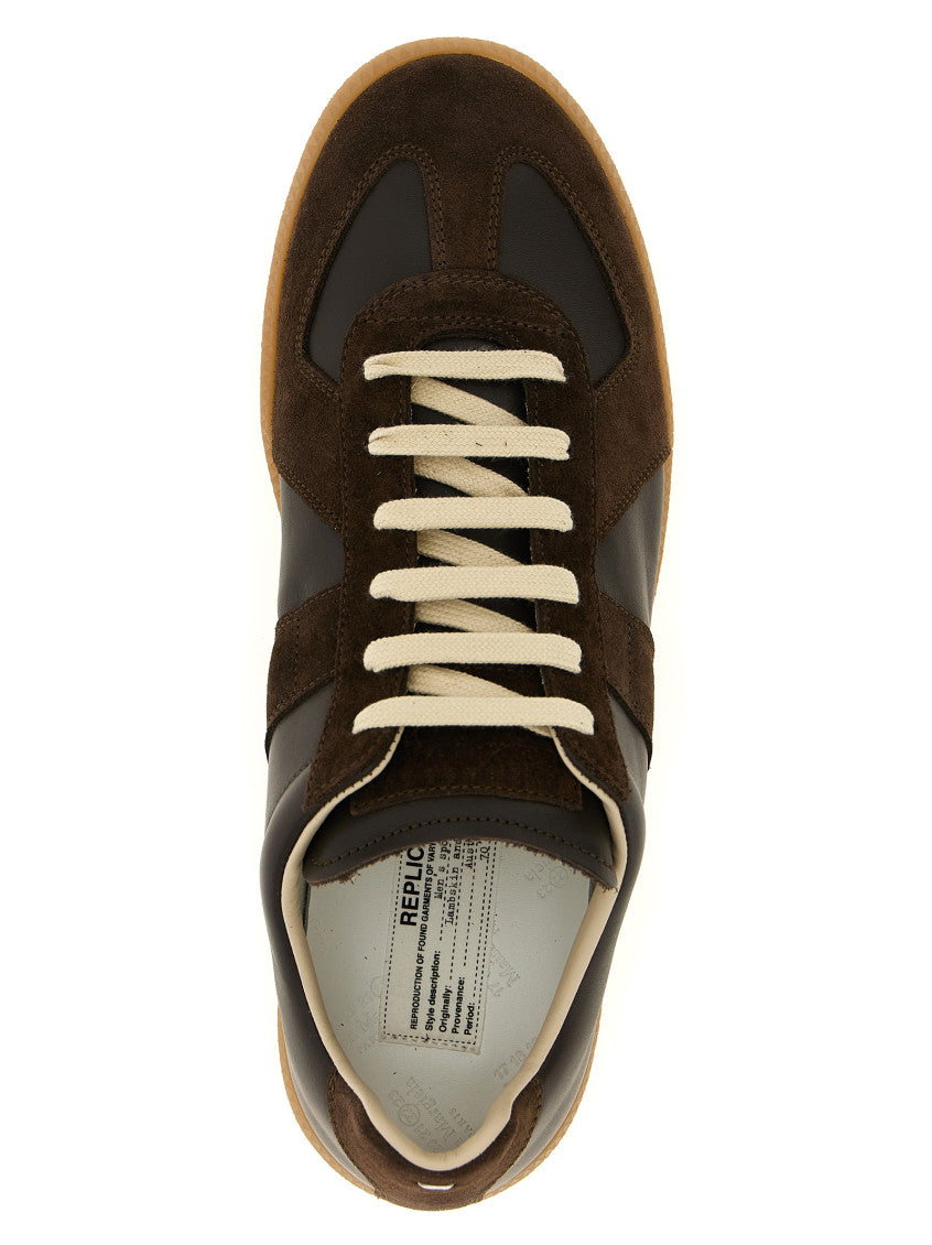 Brown Lace Up Sneakers 4