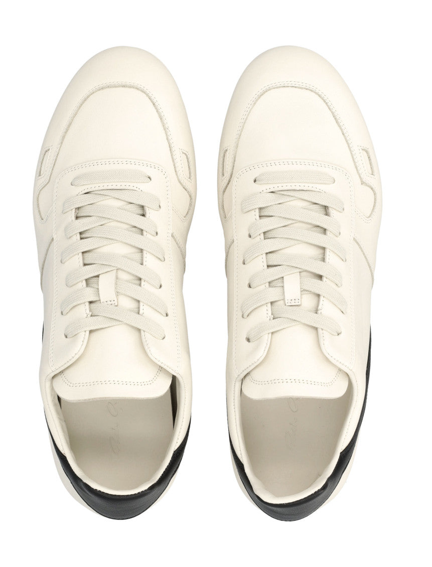 White Lace Up Sneakers 2